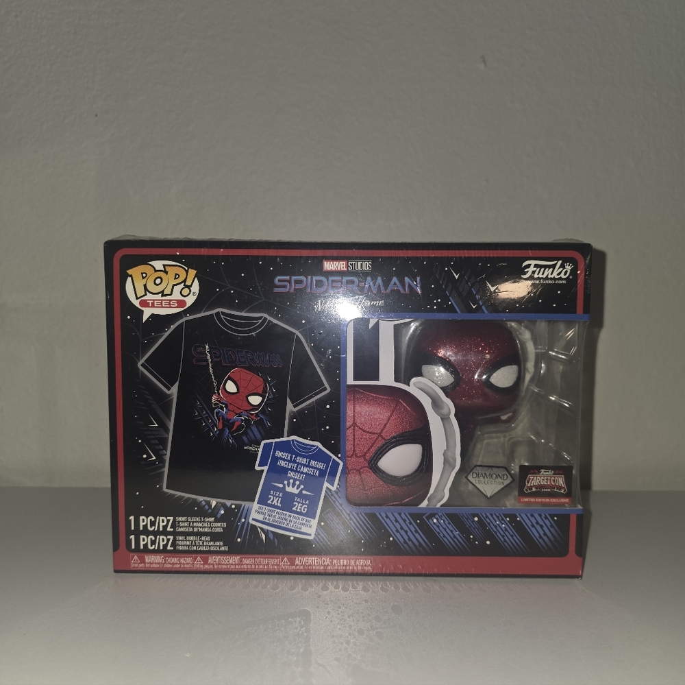 Funko Pop! Spider-Man T-Shirt and Collectible Set